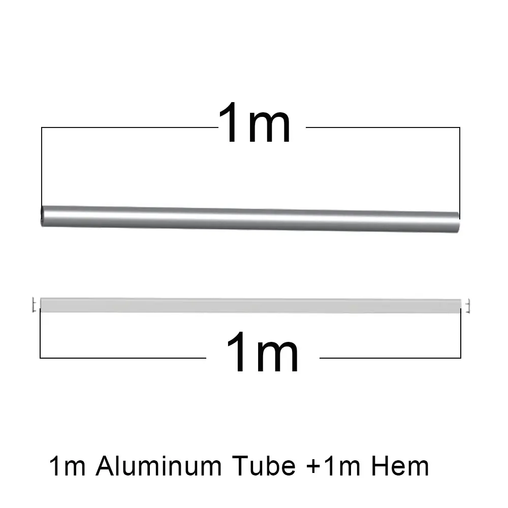 Lifelibero Universele Aangepaste 38mm Aluminiumallov Buis Voor Motor Gordijnen Roller Motor Gordijnen Roller Gordijn Motor Smart Life