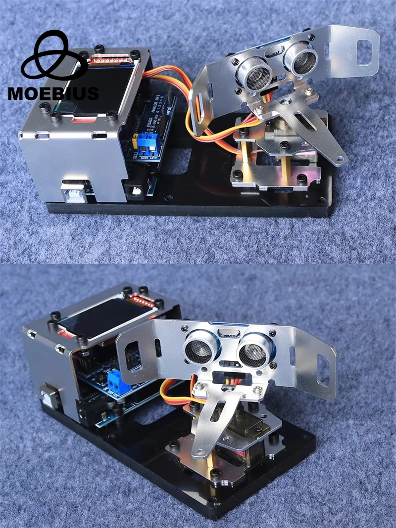 Arduino-Detector de Radar ultrasónico, Robot fabricante, bricolaje, programación de escuela secundaria, Kit de aprendizaje, juguete Stem, nuevo