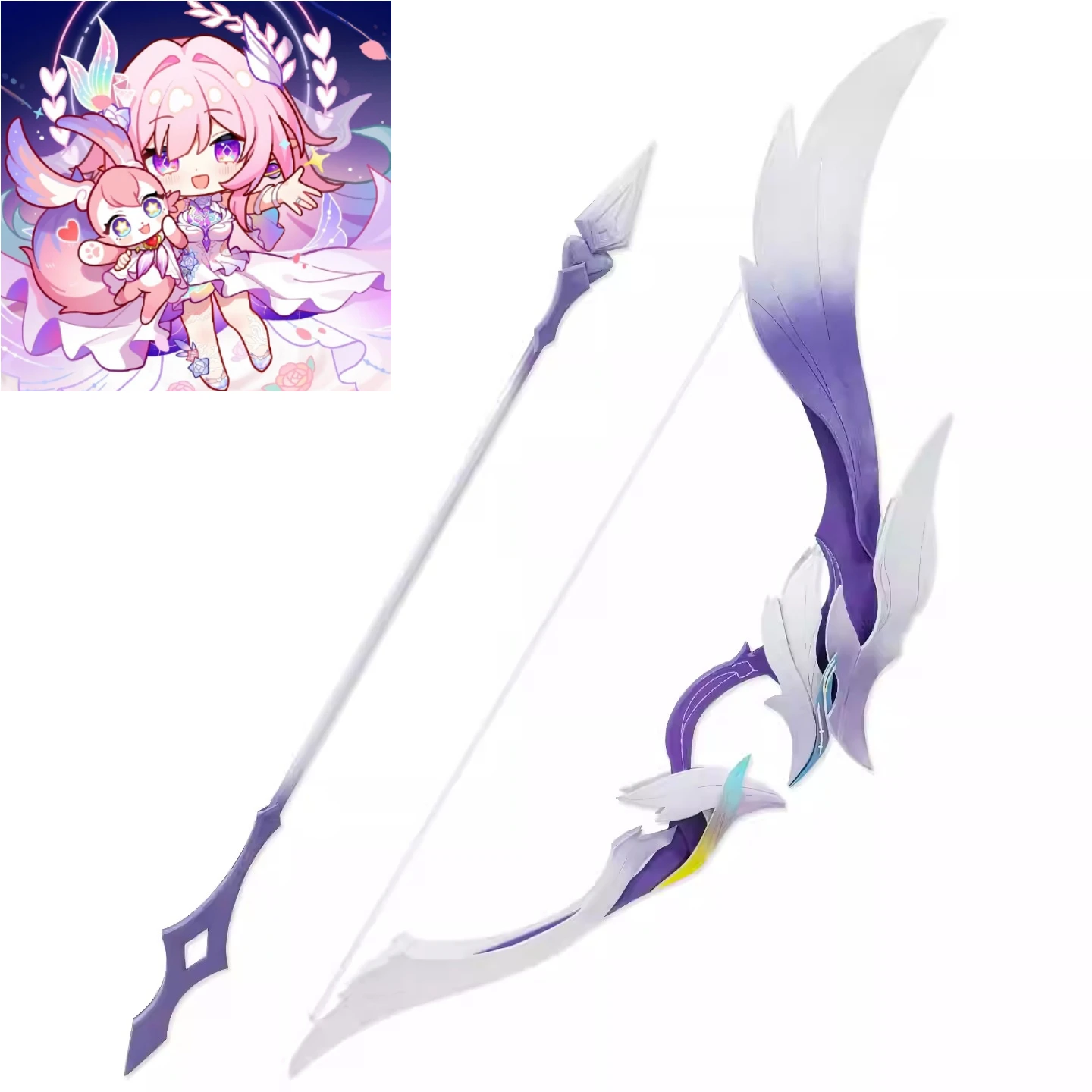 honkai-star-rail-collegues-cyrene-cosplay-arc-fleche-staves-luminescent-accessoire