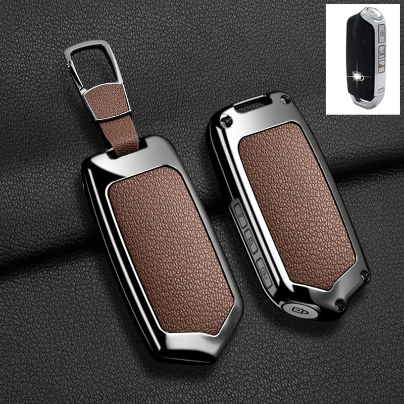 Für Kia K900 Stinger 2017 2018 2019 2020 Zink-legierung 4 Tasten Auto Smart Remote Key Case Abdeckung Shell Schlüsselbund schützen Zubehör – Detail 15