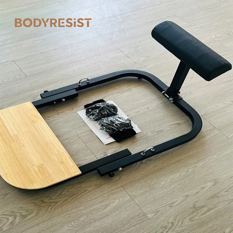 Proveedor de fábrica de entrenamiento para ejercicios en el hogar, entrenador de empuje de cadera de alta resistencia OEM personalizado, equipo de Fitness, máquina de glúteos con propulsor de cadera