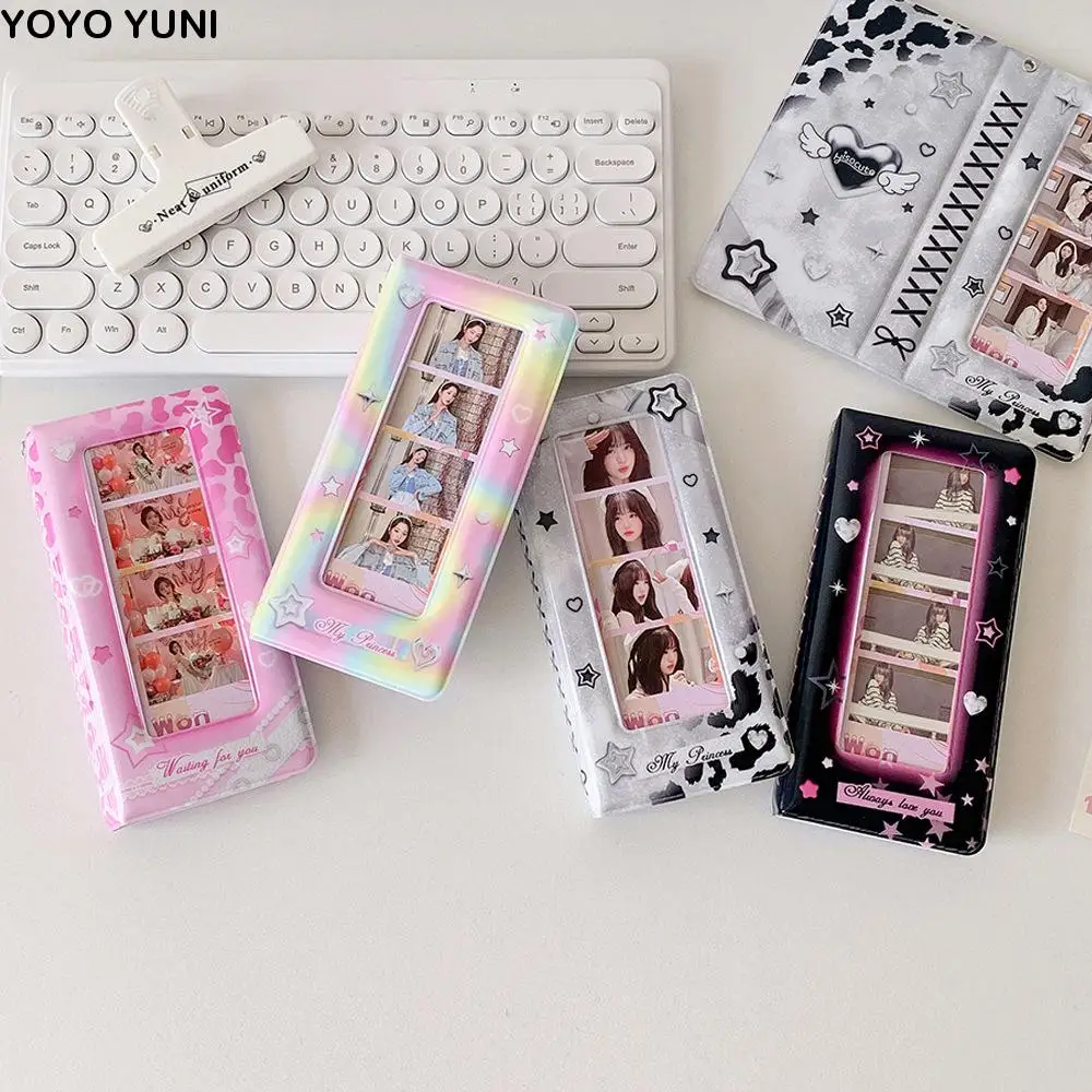 

Y2K PVC Card Cover Korean Photocard Album Keychain Pendant Hanging Decoration ID Photo Photocard Frame Idol Photo Card