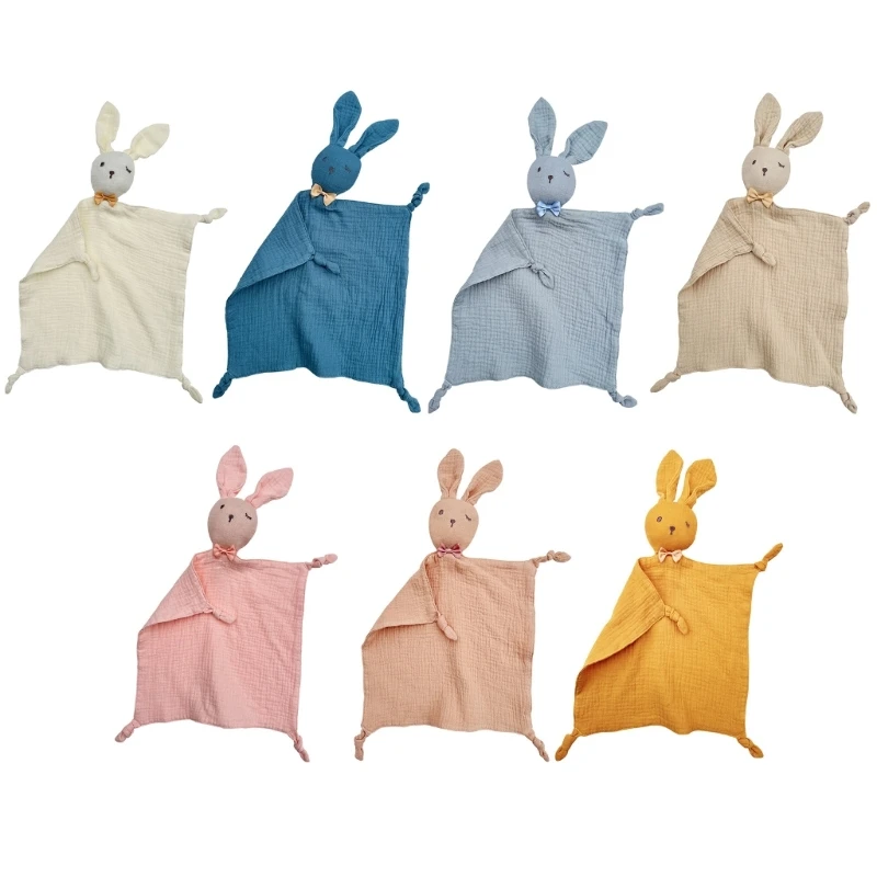 L5YF Baby Comforter Blanket Rabbit Blanket Baby Toy for Nursery Strollers Cribs