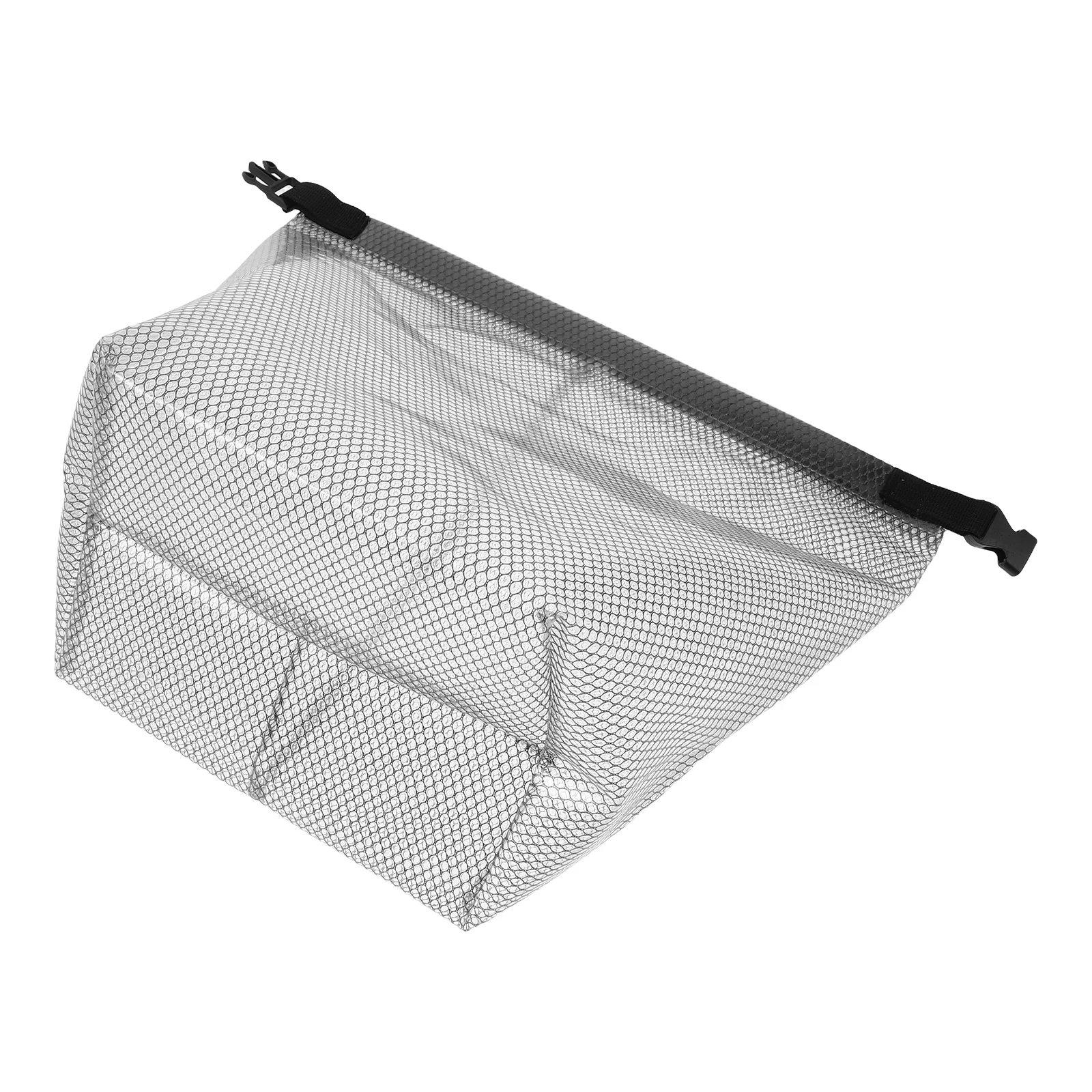 

Waterproof Storage Bag Light Grey Eva Mesh Laundry Dirty Clothes Sports Gym Sack Travel Wash Swim Beach Toiletry Bag