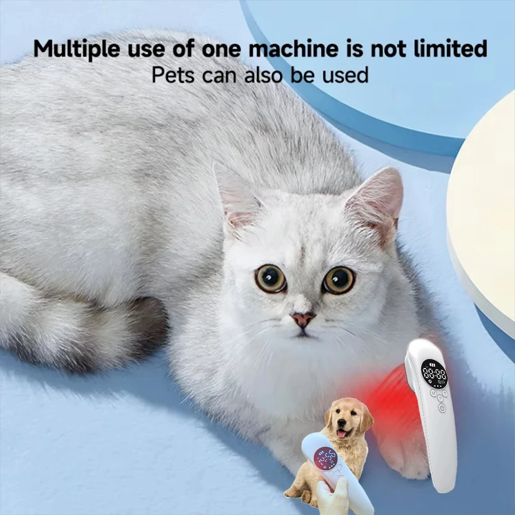 

LLLT Laser Therapy Device for Body Pain Relief - Red Light Therapy Equipment for Muscle, Knee, Shoulder Arthritis & Pet Pain