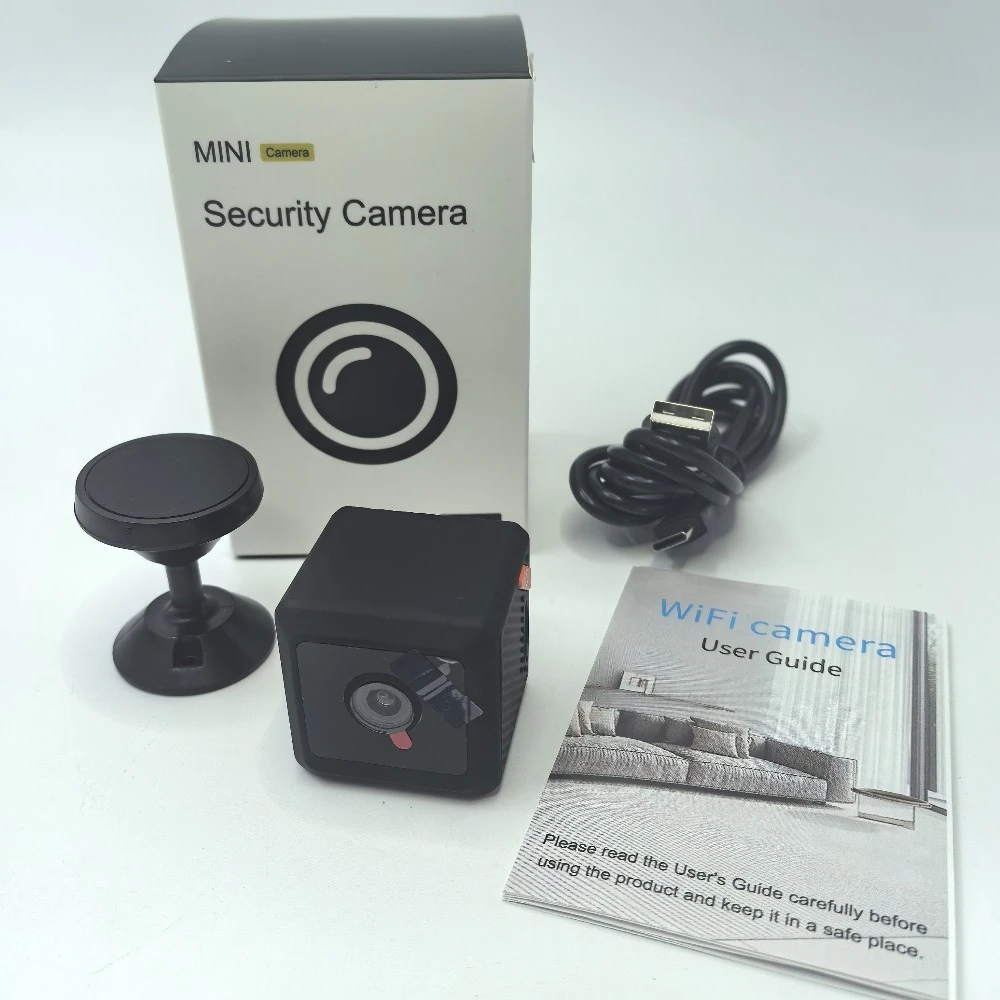 W02 1080P حماية أمنية صغيرة للمنزل للرؤية الليلية مراقبة التخييم في الهواء الطلق واي فاي كاميرا منزلية ذكية صغيرة cctv فيديو #3