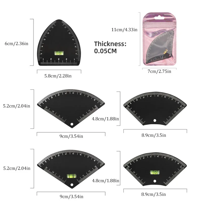 رسم سريع الحاجب تصميم حاكم Microblading أداة رسم الخرائط تشكيل تجميل دائم رسم دليل حاكم لوازم الوشم إعادة الاستخدام