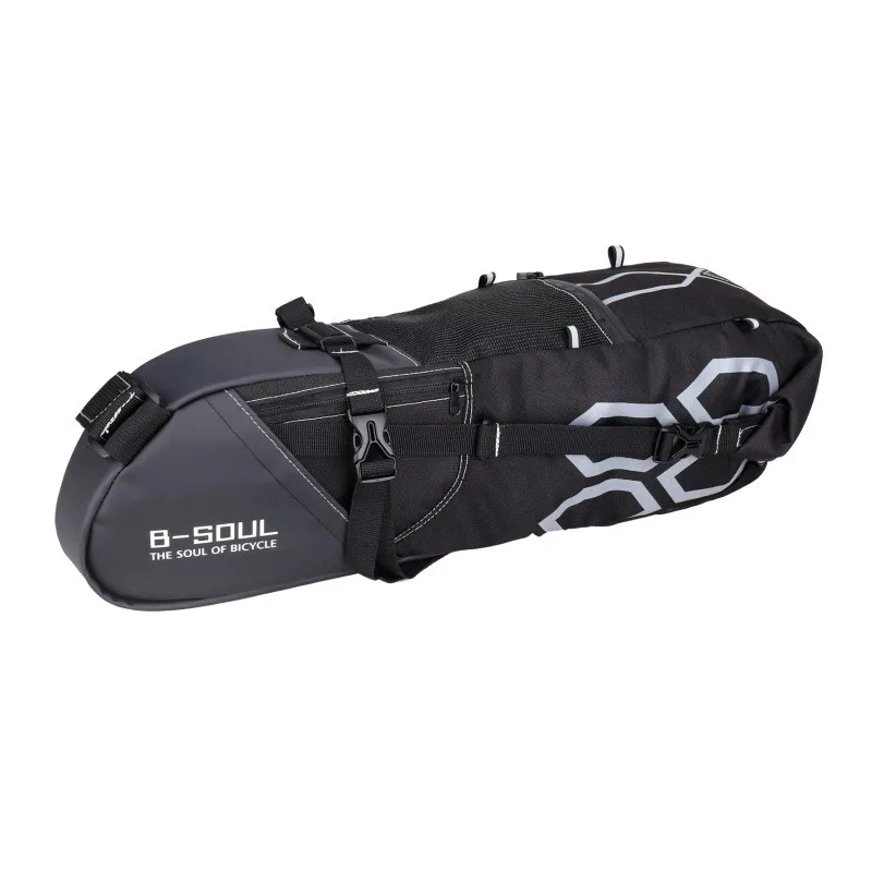 NEW Waterproof Bicycle Luggage Bag Bike Saddle Tail Seat Storage Bags Cycling Rear Packing Panniers 12L Large Capacity B-03