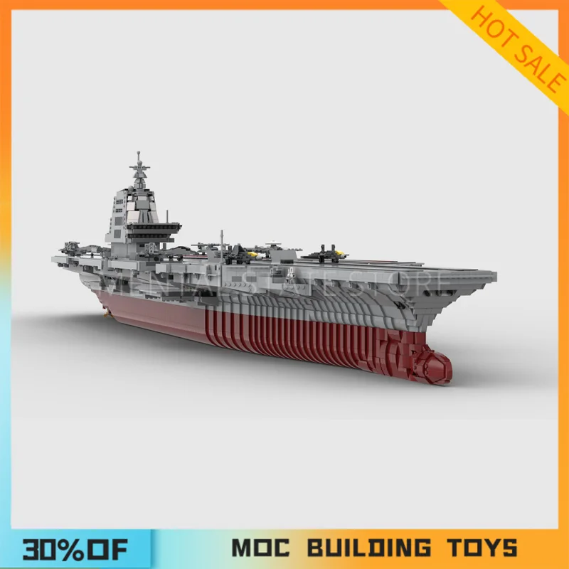 [10009PCS] MOC Navy Air Carrier Creativo Building Blocks Set STEM Giocattoli educativi Kit modello di costruzione fai da te Compleanno