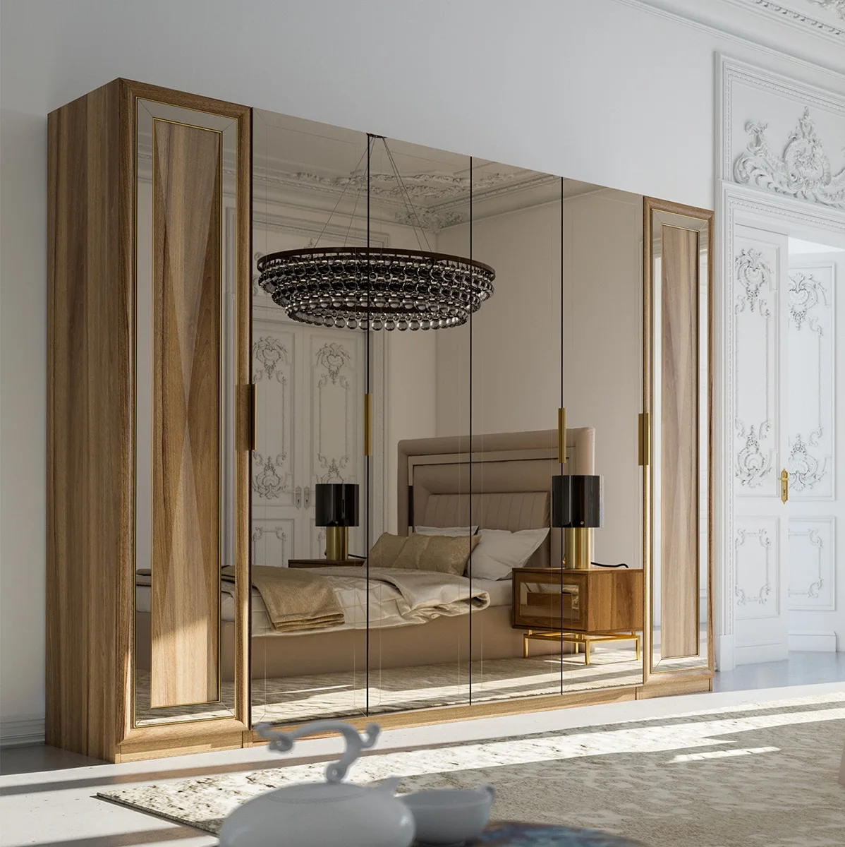 az- Fashion Fabric Foldable and Extendable Wardrobe for Bedroom and Living Room Furniture Modern Luxury Design Customized Color
