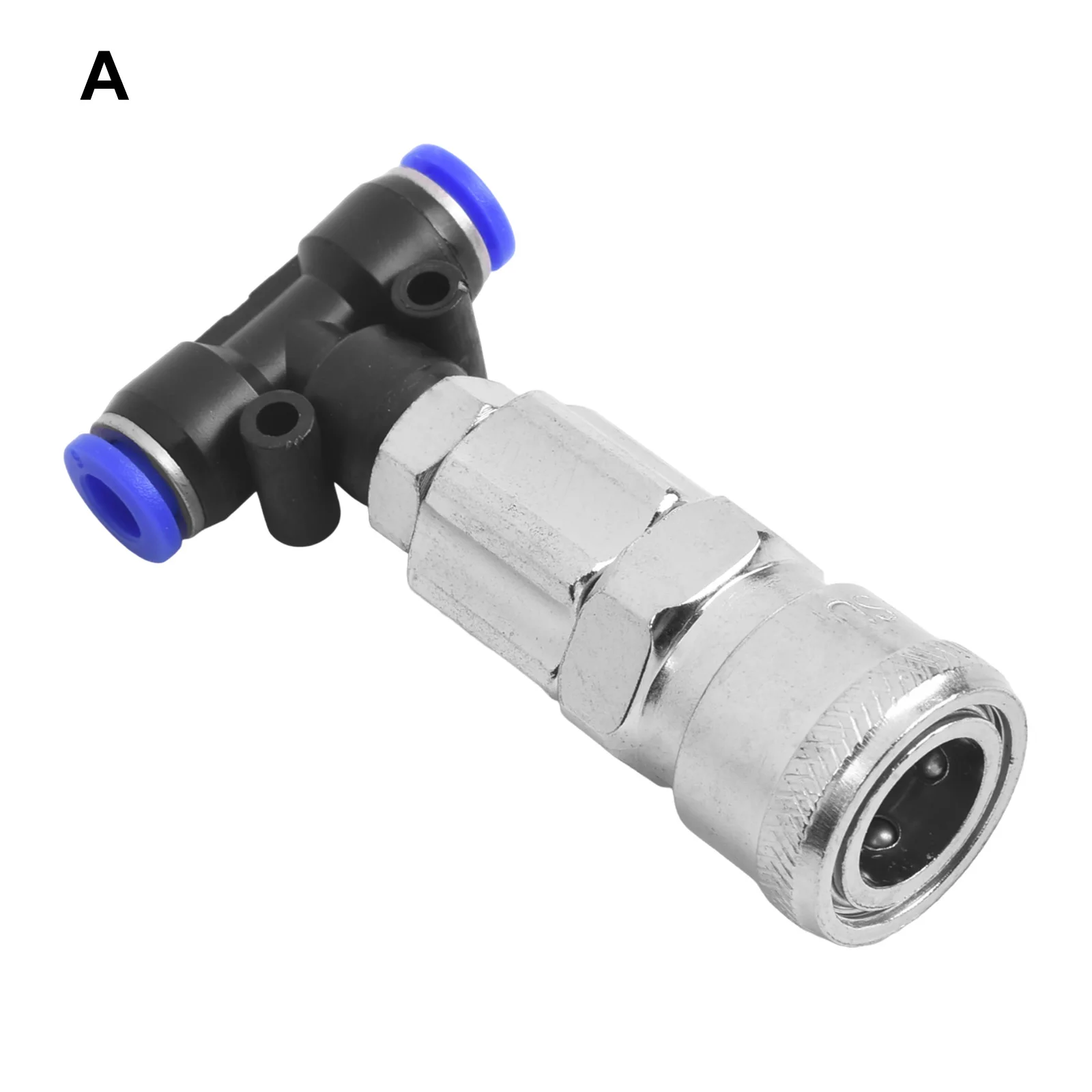 1PC Three-way Straight Through Joint Pneumatic Tank Connector Pneumatic Fitting For Trucks And Trailers Pneumatic Fitting Tools