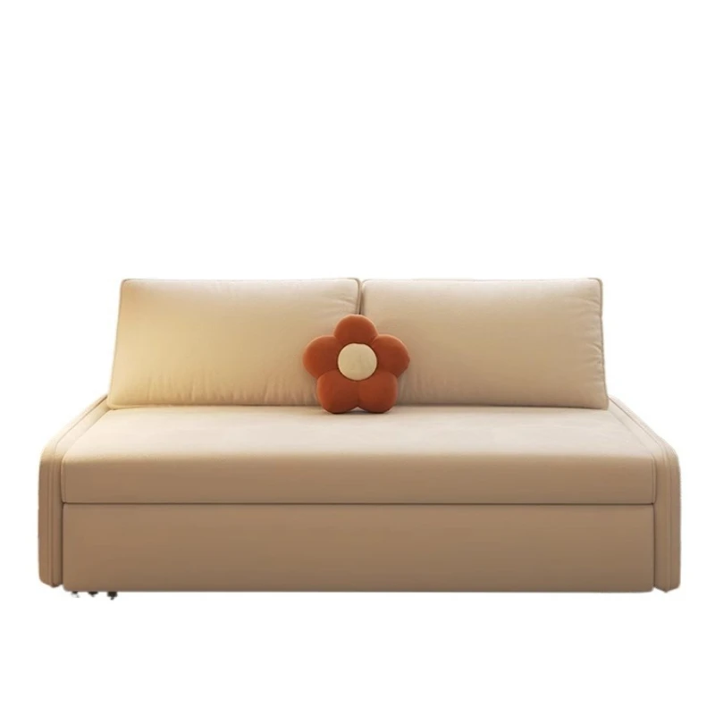 

Кремовый ветер, диван-кровать из цельного дерева, складная гостиная, маленькая квартира, кабинет, сидение и лежание, двойного назначения, двухтактный, односпальный, двуспальный