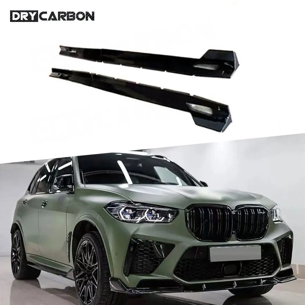 

for BMW F95 X5M 2019+ Side Skirts Extension Body Kits Panel Lip Splitters Winglet Side Skirts Rocker Panels Accessories