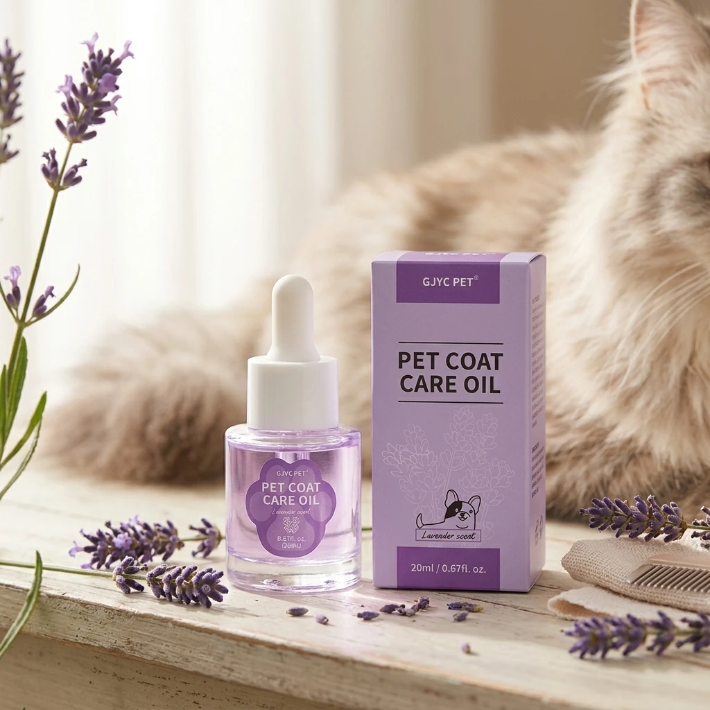 Pet Hair Care Oil For Long Haired Cats And Dogs With Natural Plant Extracts And Deep Nourishing Formula