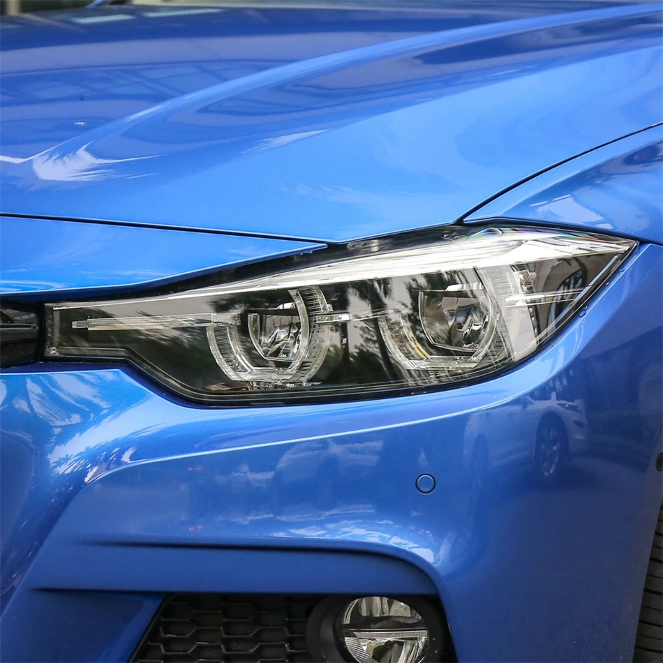 For BMW 3 Series F30 F35 2016 2017 2018 2019 Car Gadgets Lampshade Headlights Cover Car Front Headlight Lens Cover Lights Shell