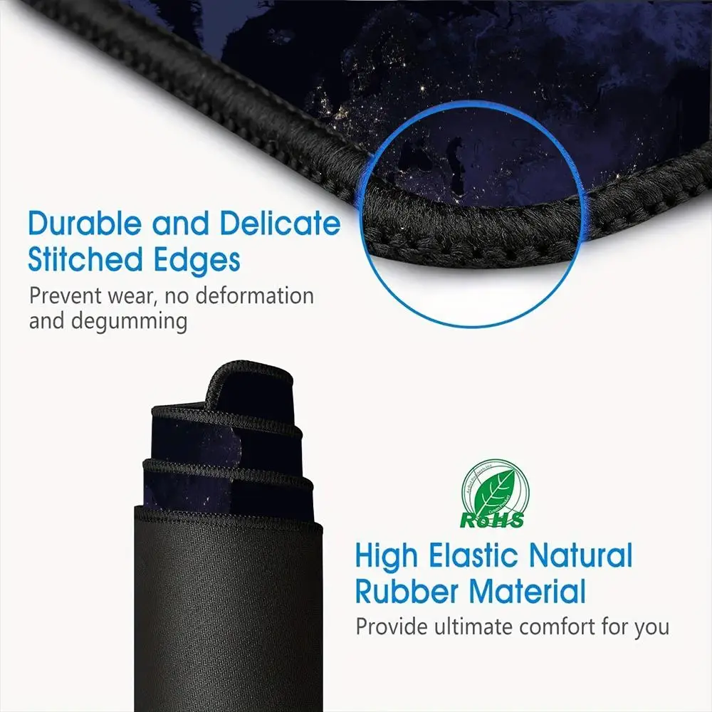 Map night  starry sky  Mouse pads  game card pad Mouse  table mat  Desk mat  bedroom learning  large size Pad