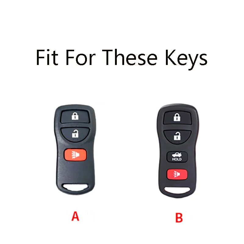 Car Key Cover Case for Nissan Tiida Sentra X-trail T30 Altima Frontier Armada Maxima for Infiniti QX56 JA60 FX35 FX 35