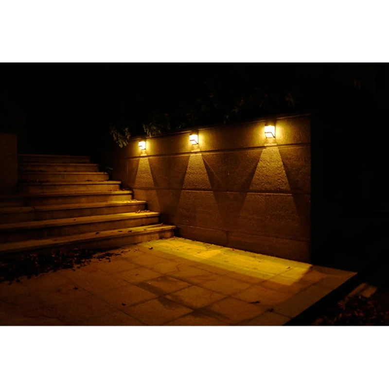 Solar Wall Light LED Waterproof Solar Garden Light For Fences Terraces Front Doors Stairs Courtyards
