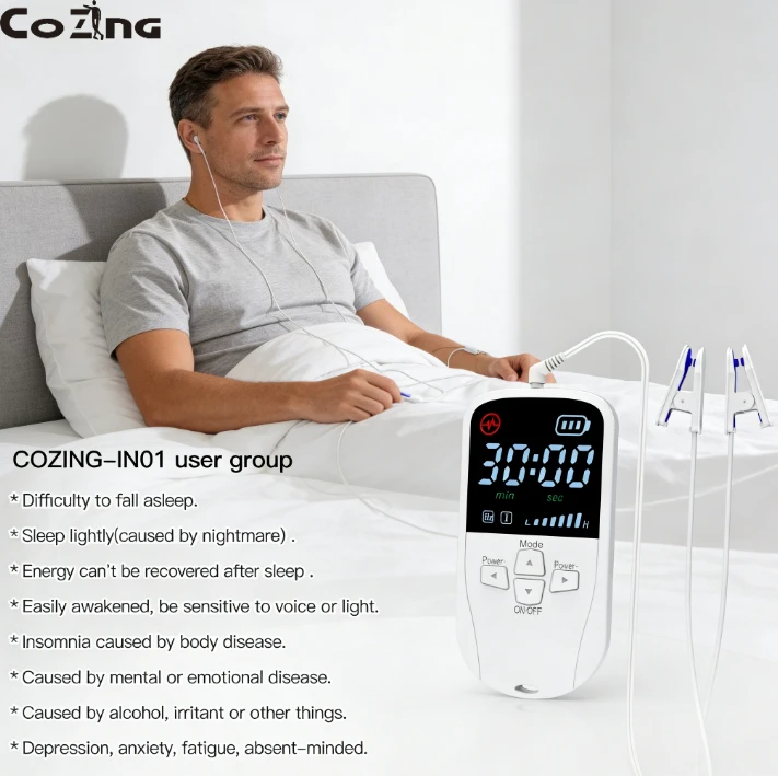 

Портативный гаджет для расслабления: аппарат CES для улучшения сна у взрослых, физиотерапия при стрессе, тревоге и депрессии