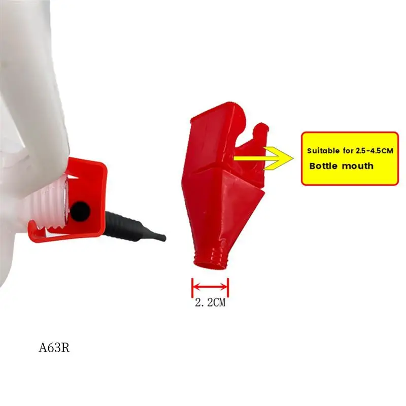 

AR-10 Pcs Automotive Funnels Set, Plastic Long Neck Oil Funnels, Snap Funnel,Right Angle Funnelswide Mouth Fuel Funnels