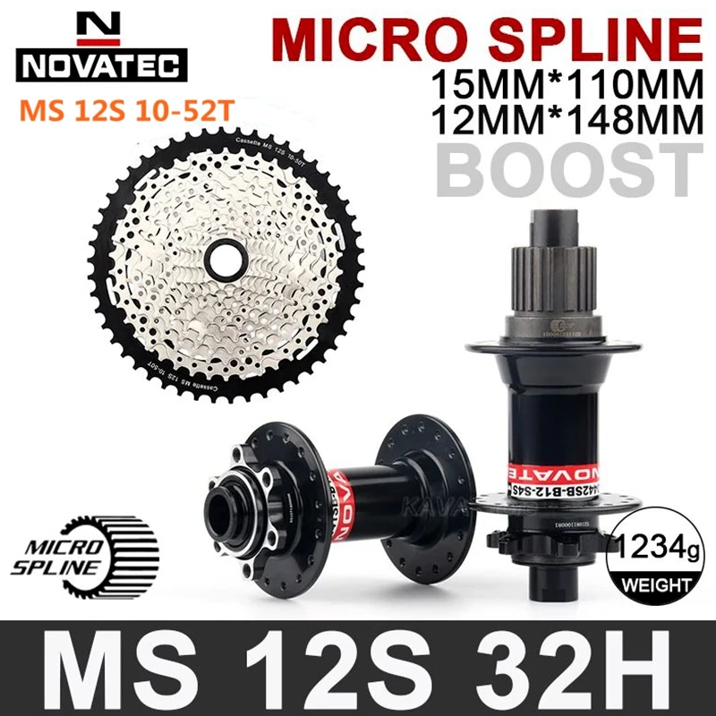 DEORE-Mountain Bike Free Wheel Micro Spline MS Cassette, 12 S, 10-52T, 12 Speed, M6100, SLX, M7100, XT, M8100, XTR, M910, MTB