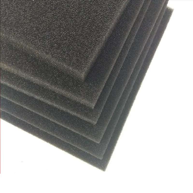 30PPI Air Compressor Air Filter Cotton Dust Sponge Air Conditioning Filter Net Deodorization Purification Activated Carbon Pad