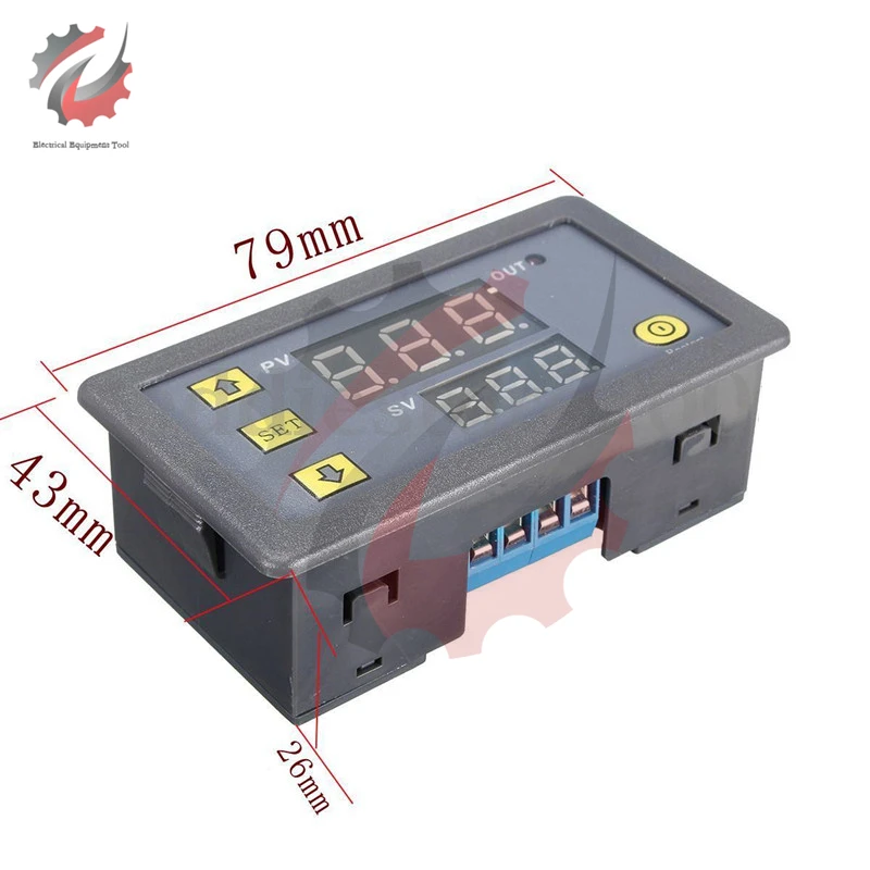 AC 110V 220V T3231 24V relè di ritardo digitale Display a LED ciclo Timer interruttore di controllo relè di temporizzazione regolabile interruttore