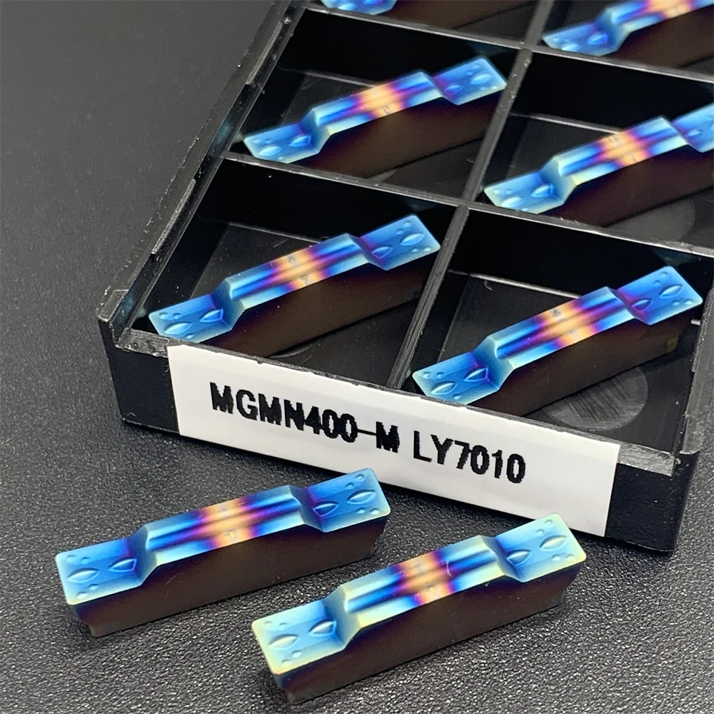 MGMN200-G MGMN300-M MGMN400-M LY7010 نانو الأزرق أدوات تحول كربيد مخرطة CNC القاطع MGMN300 فراق و الحز جزء