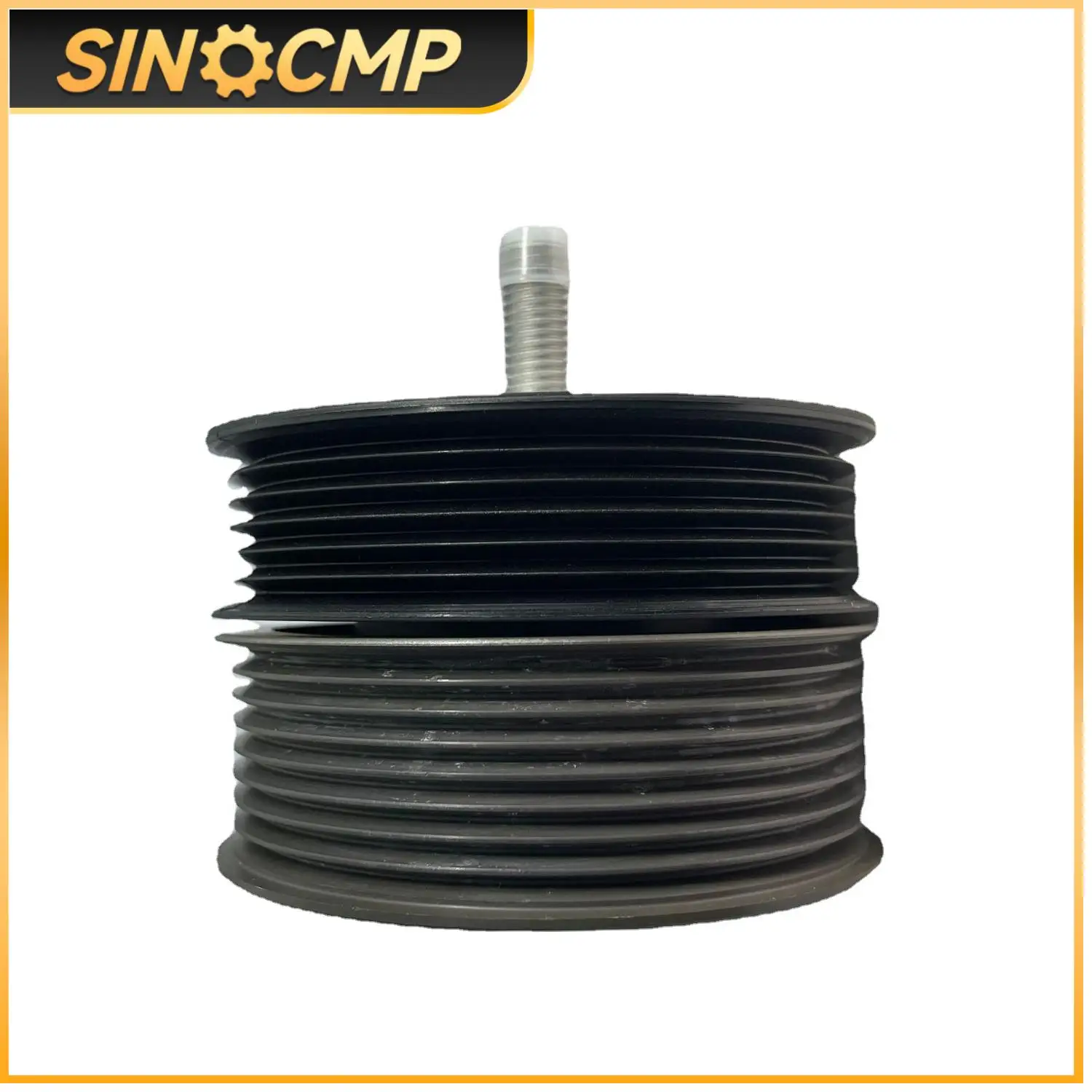 

1 Set Black Supercharger Double Pulley Drive Belt Idler Pulley Set for Mercedes AMG M113k CLS55 SL55 S55 G55 AMG 1132020419