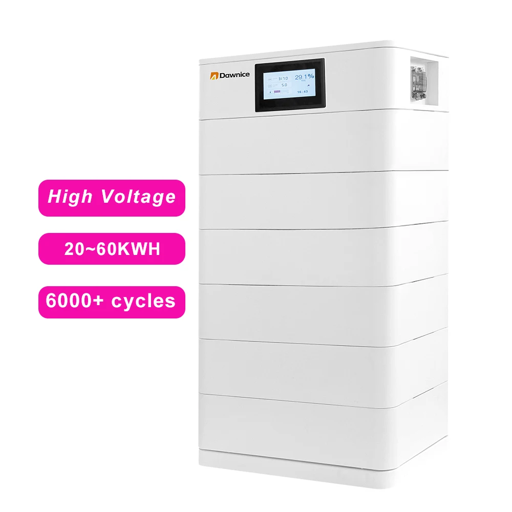 Eu Stock 6000 Cycles Solar Inverter High Voltage Battery 20kwh 30kwh Stacked 200ah Lifepo4 Battery