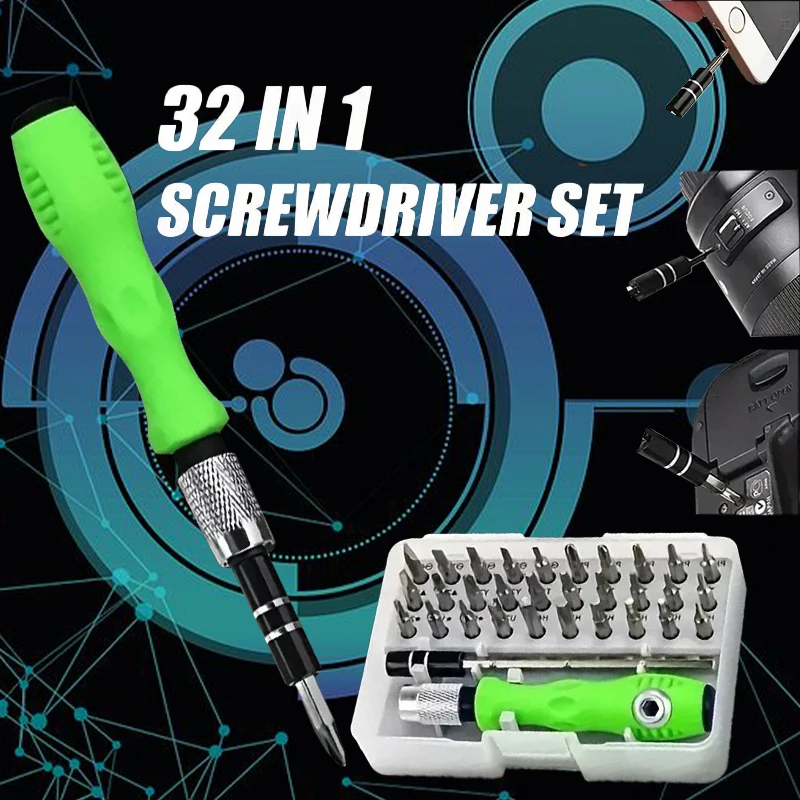 

Hand Tools Tcrewdriver sets 30Precision Screwdriver BitsTool Set for Repairing Laptops Mobile Phones Watches Eyeglasses Toys etc