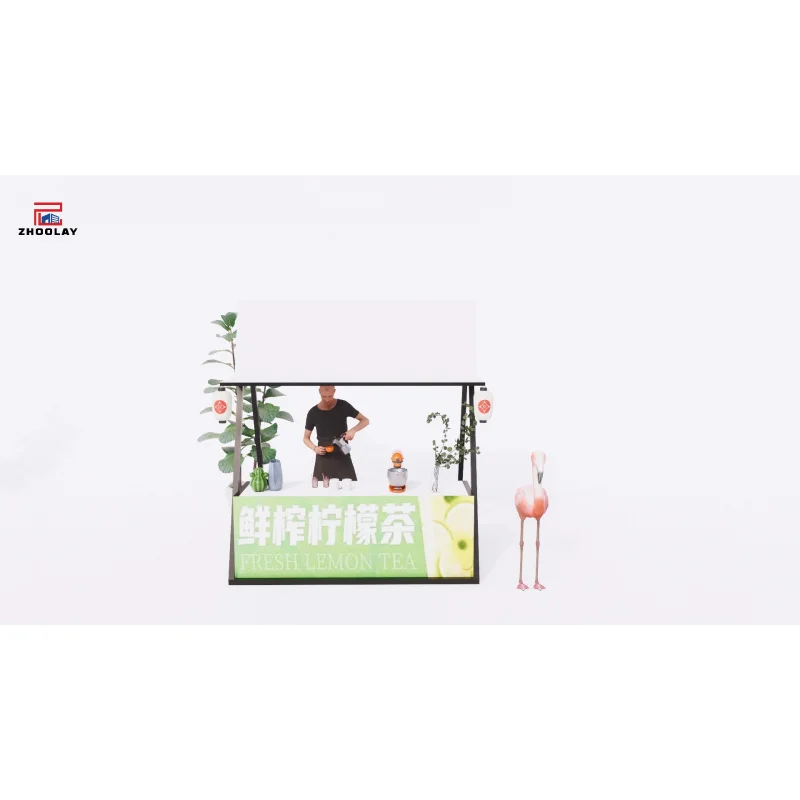 custom.Activities Traditional Kiosk Metal Booth Rack Campus Mall Street Fair Event Booths Mobile Outdoor Shop