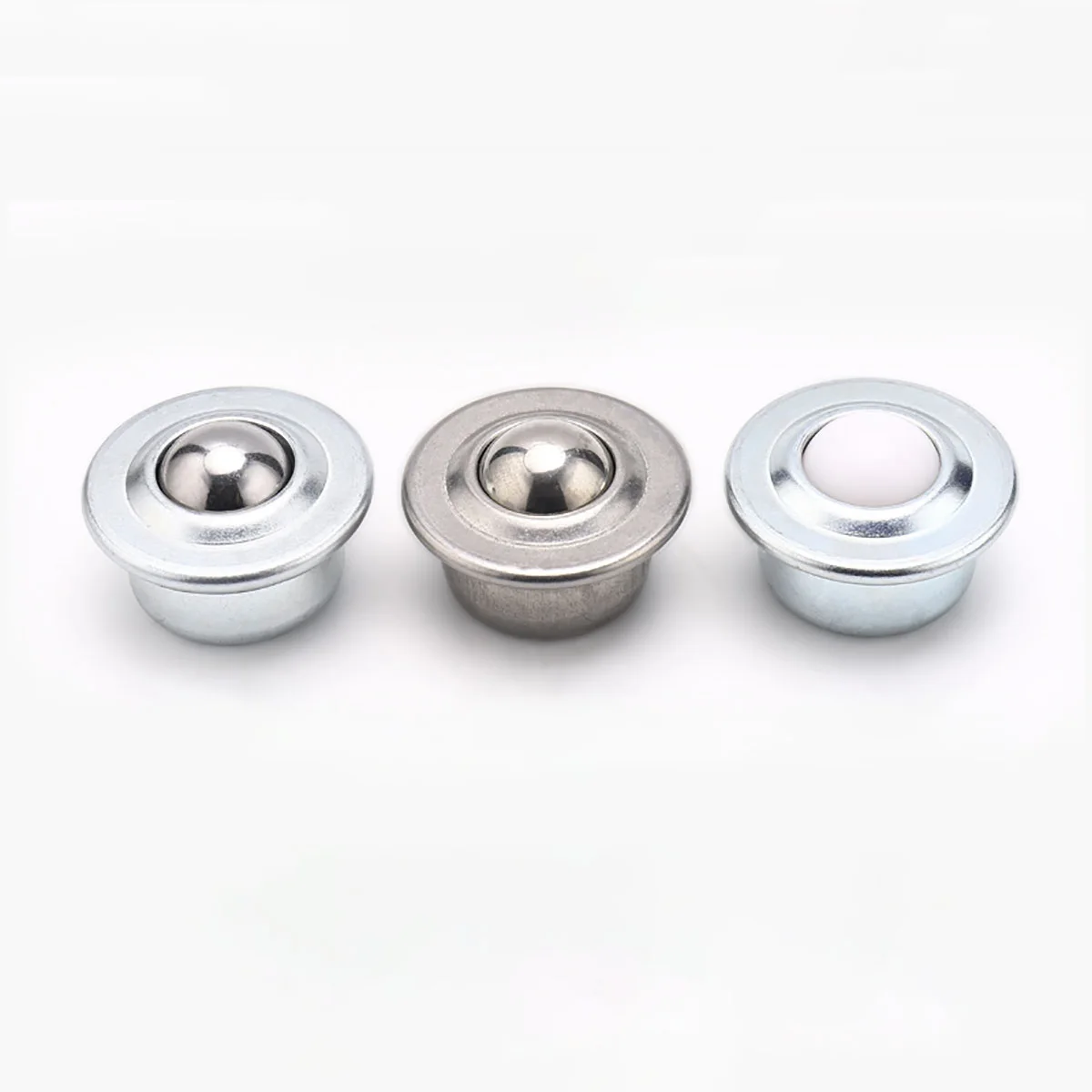 1/2Pcs Ball Transfer Unit CY-8H 12H 15H 22H 30H Carbon Steel Nylon SUS304 Bullseye Wheel Ball Bearing Caster
