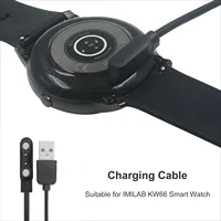 USB Charging Cable For Xiaomi IMILAB KW66 Smart Watch Haylou Solar RT LS05/Ticwatch GTX CXB01/YAMAY SW022 W26