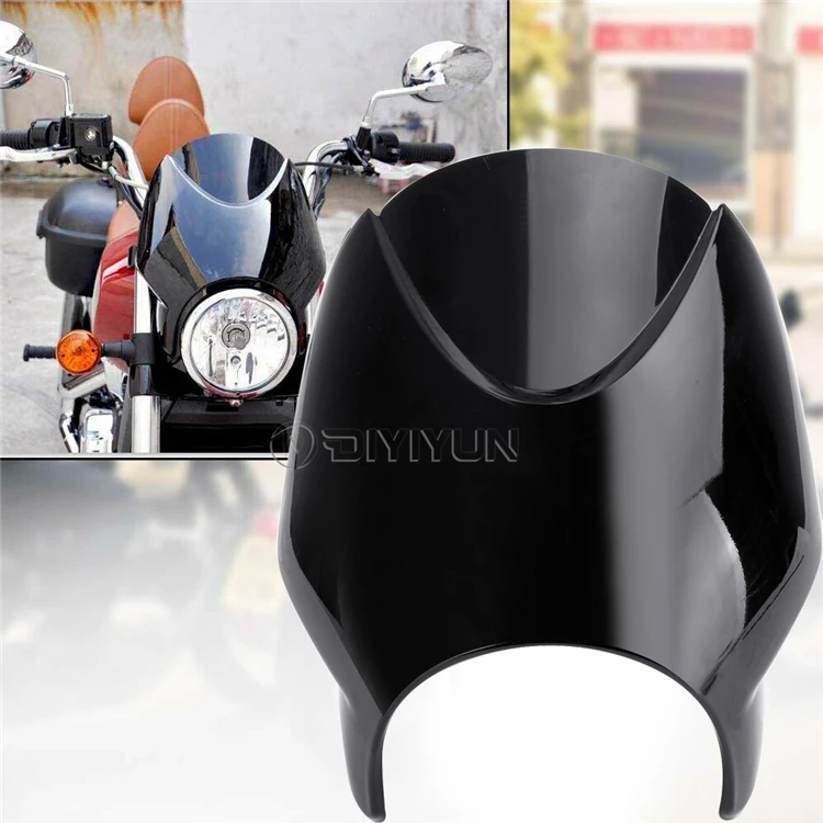 motorcycle head fairing cover windscreen windshield wind deflector For Indian Scout Sixity 2014-2018 Headlamp Mask