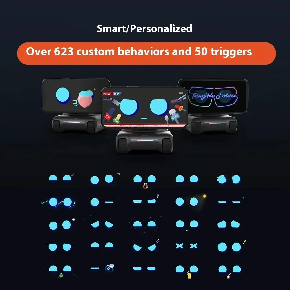 New Intelligent LOOI Robot Pet Ai GPT Emotional Interaction VirtualAi Puzzle Electronic Accompany Pet Robot Companion Kid Gifts