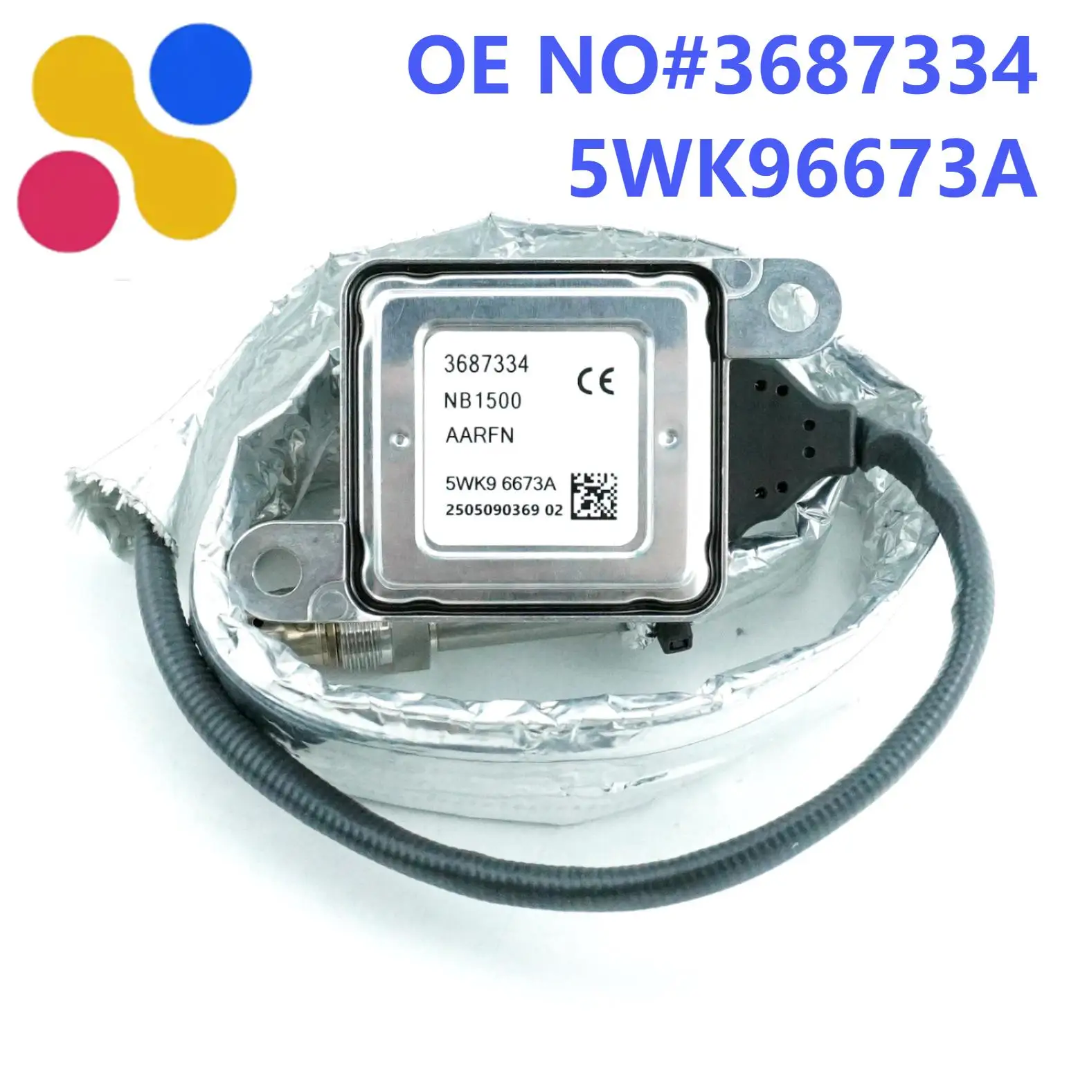 

5WK96673A 3687334 Новый оптовый датчик оксида азота NOX датчик подходит для Cummins 12 В 3687334RX 5WK9 6673A автомобильные запасные части