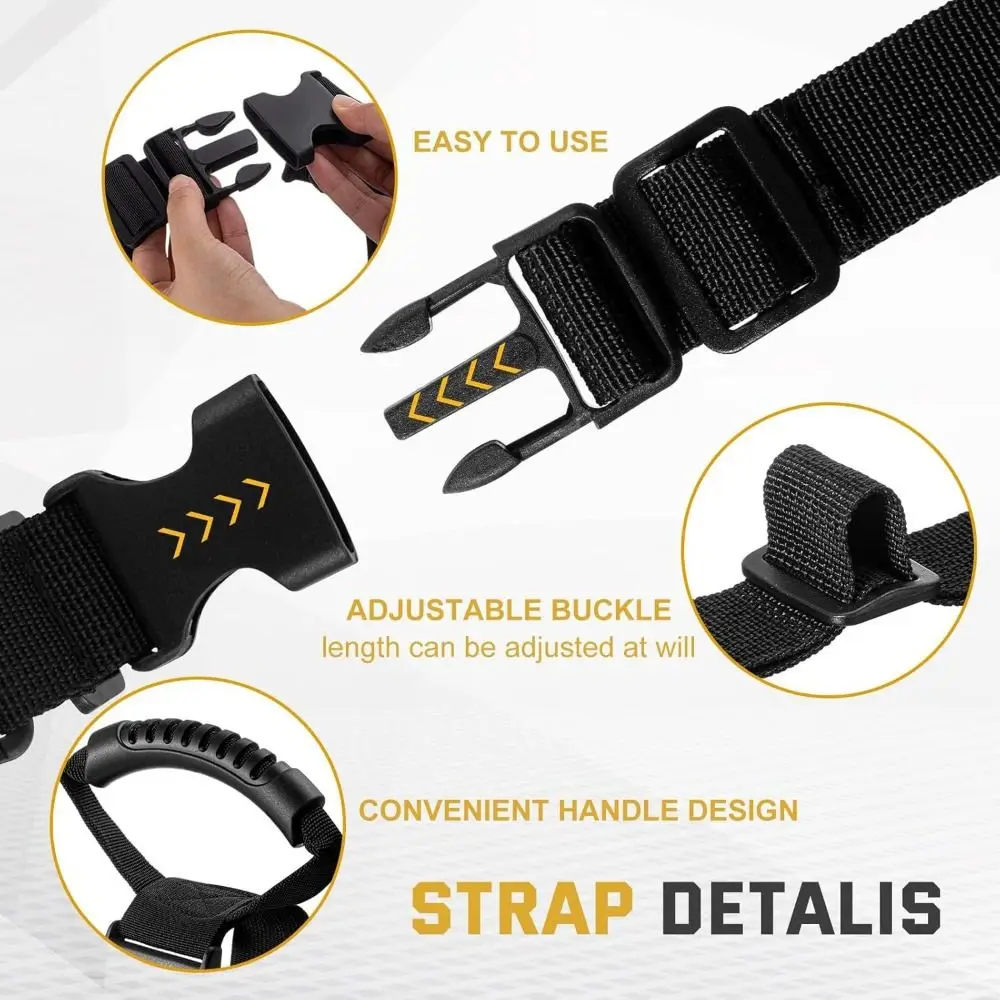5pcs Adjustable Cord Holder Sturdy Thick Material Triangle Clips Wiring Storage Strap Heavy Duty Non-Slip