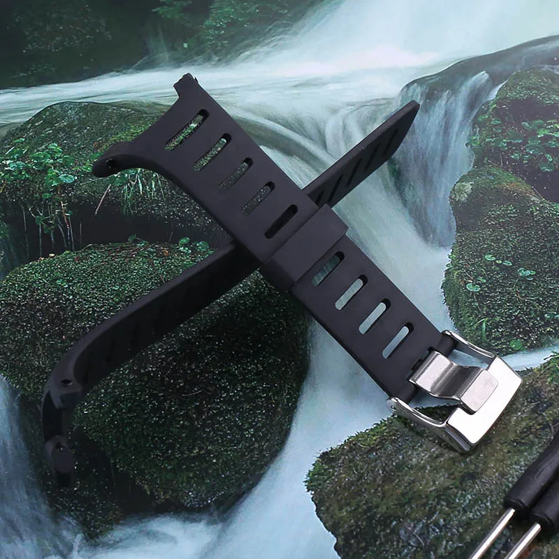 Replacement Silicone Watch Band for Suunto T1 T1C T3 T3C T3D T4C T4D 20mm  Rubber Waterproof Sport Wristband Screwdriver Tool