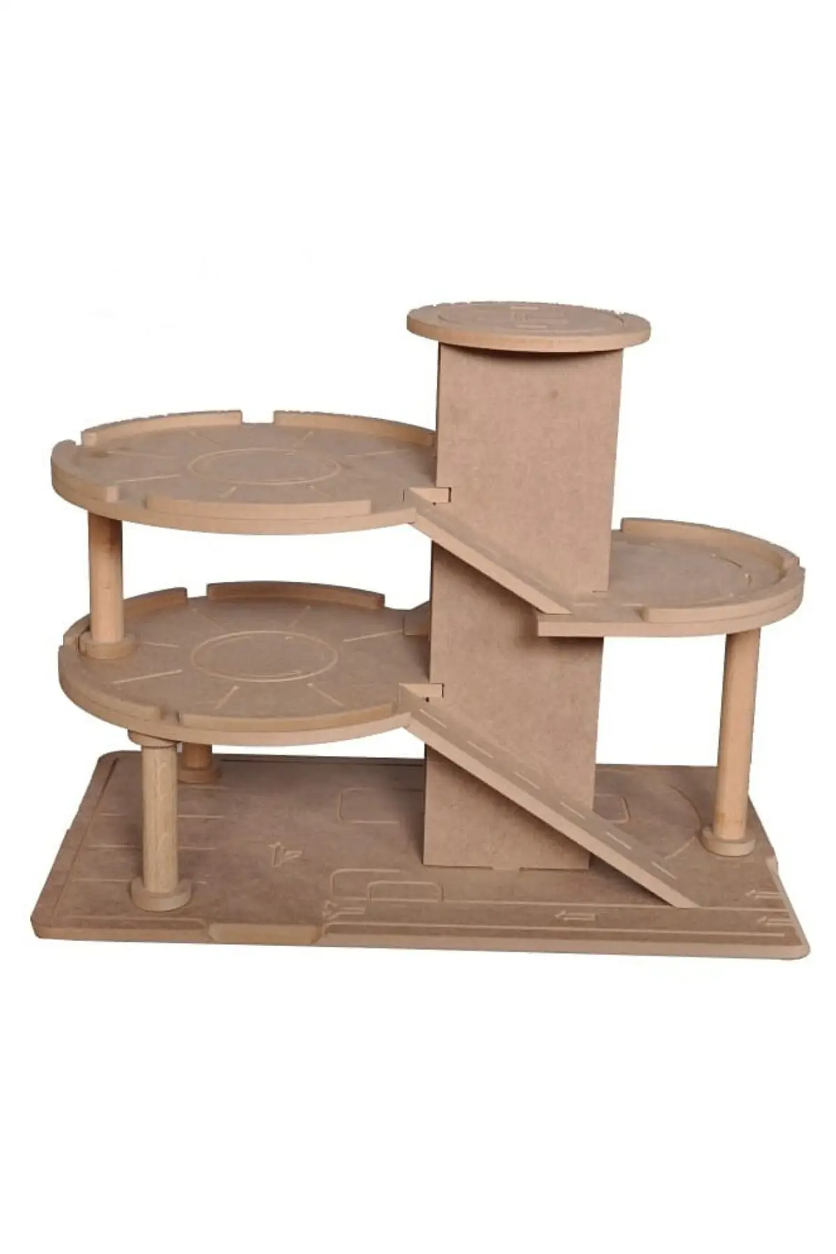 Деревянные полы для парковки