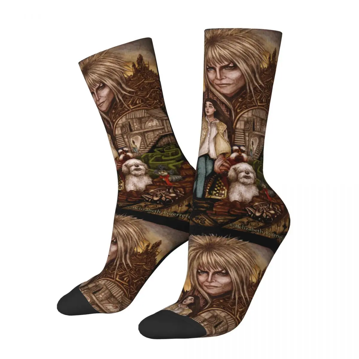 Socks Fantasy Film Labyrinth The Worm Ludo Accessories for Men Non-slip Socks Spring Autumn Winter Small Gifts