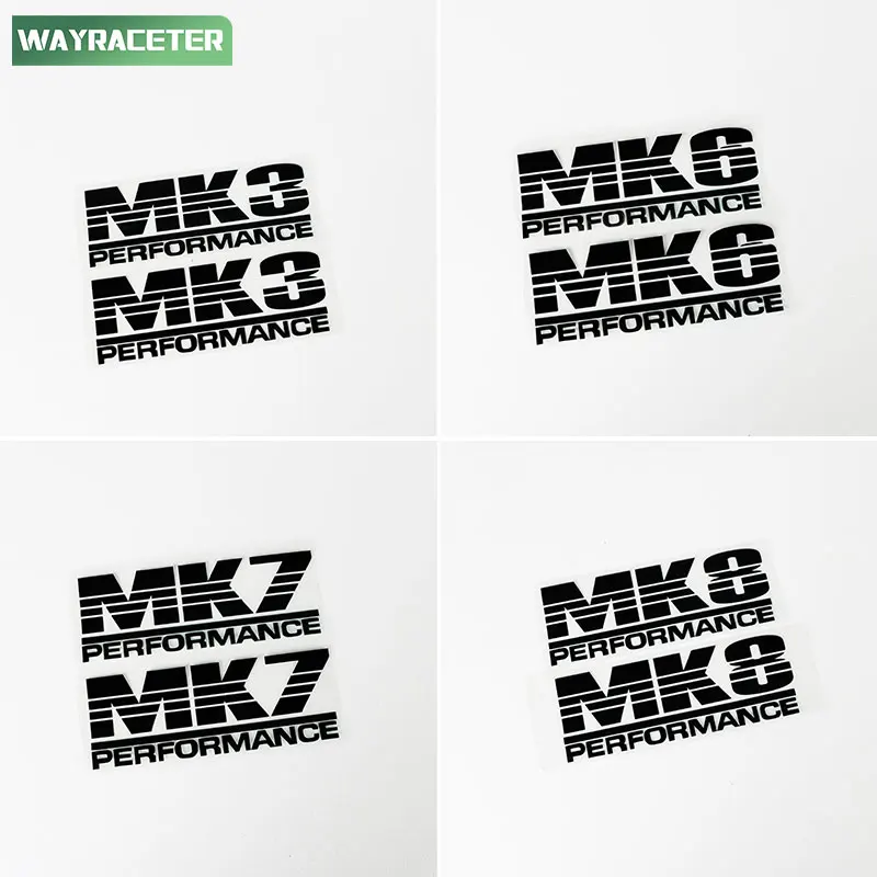 2 Pcs GTI Performance Window Body Graphics Vinyl Decal For Volkswagen Golf 8 7 6 5 4 3 2 1 VW MK1 MK2 MK3 MK4 MK5 MK6 MK7 MK8