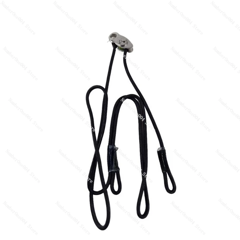 

For Adjustable Missed Rope Safety Power Tool Descender Anti-drop Rope Aerial Work Anti-drop Hand Hanging Buckle Rope