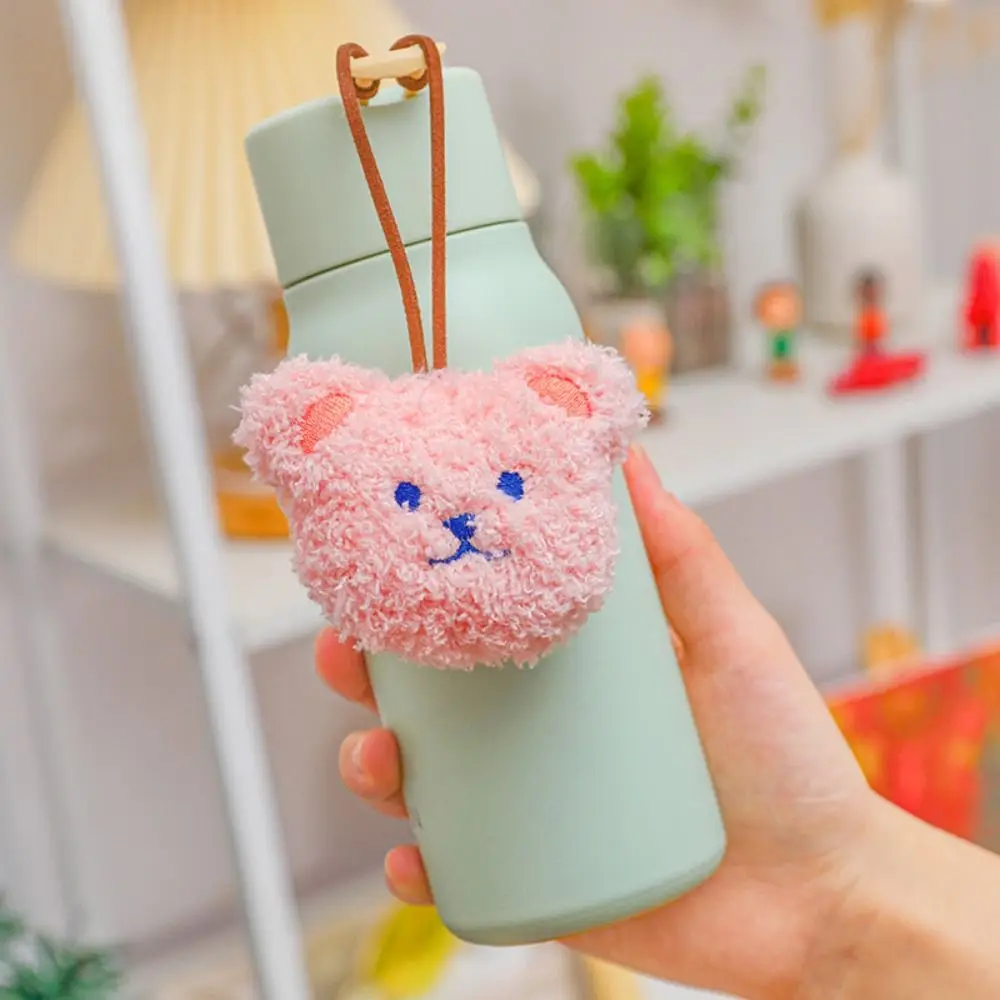 Urso de pelúcia pingente bonecas de pelúcia com nome adesivo urso chaveiro dos desenhos animados pendurado ornamento mochila chaveiro saco decoração