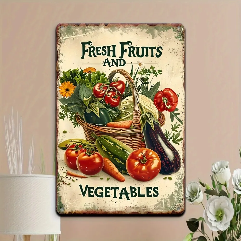 Vintage Metal Decorative Sign 