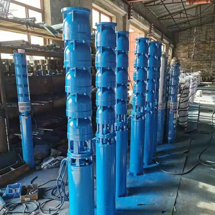 High head high flow cast iron submersible pump with field irrigation pump QJ submersible deep well pump