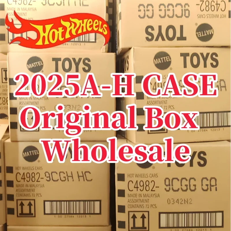 Originale Hot Wheels Mainline Series Scatola originale in tutto il mondo Auto di base 2025 Custodia AH Nuovissima scatola completa Giocattoli modello di auto all'ingrosso