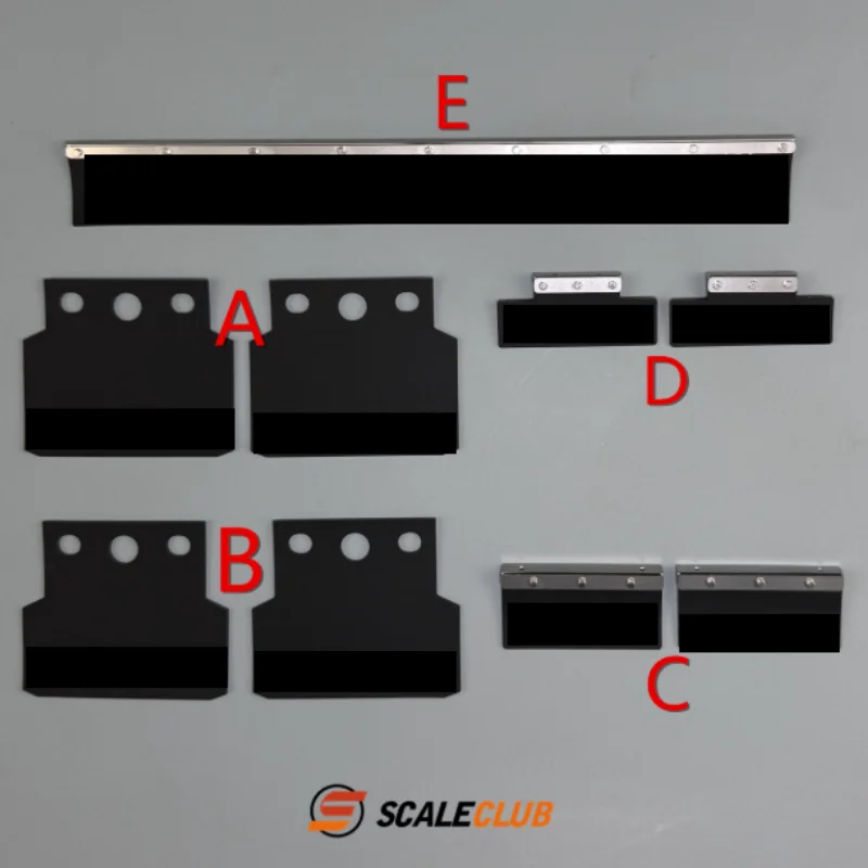 Scaleclub garde-boue en caoutchouc toutes séries Simulation pour 1/14 Tamiya RC Scania 770S Romote contrôle pièces de camion à benne basculante voitures Rc