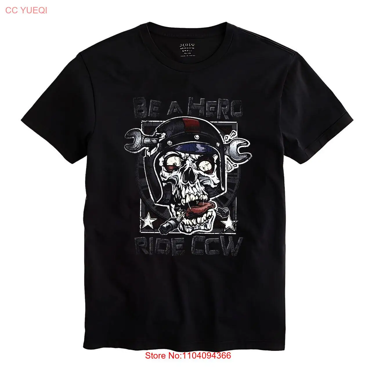 T-shirt Bea Hero Ride Ccw Men Unisex Black Shirt Size S-5XL