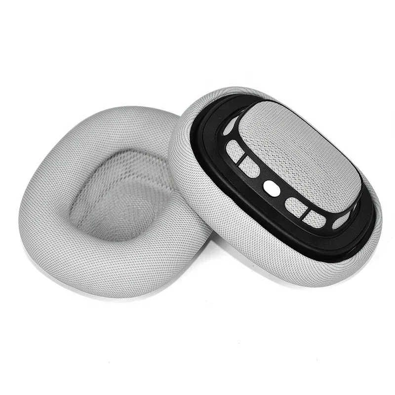 For AirPods Max Wireless Cover Headphone Ear Pads Replacement Sponge Headset Set Spare Accessories with Knit-mesh Structure